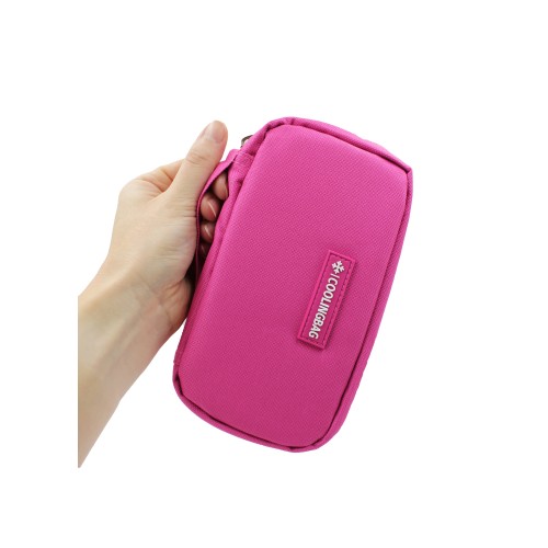 Изотермический пенал для инсулина COOLINGBAG с гелевым пакетом — розовый