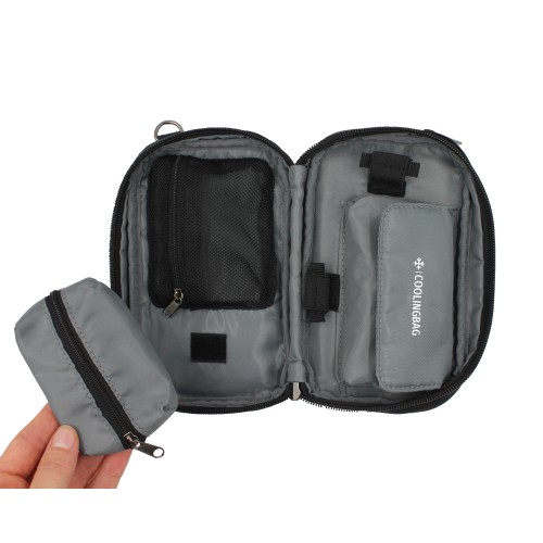 Диа-сумка с охлаждающим гелевым пакетом для хранения инсулина и диабетических принадлежностей