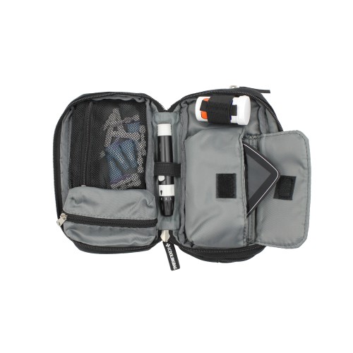 Изотермический пенал для инсулина COOLINGBAG с гелевым охлаждением — чёрный