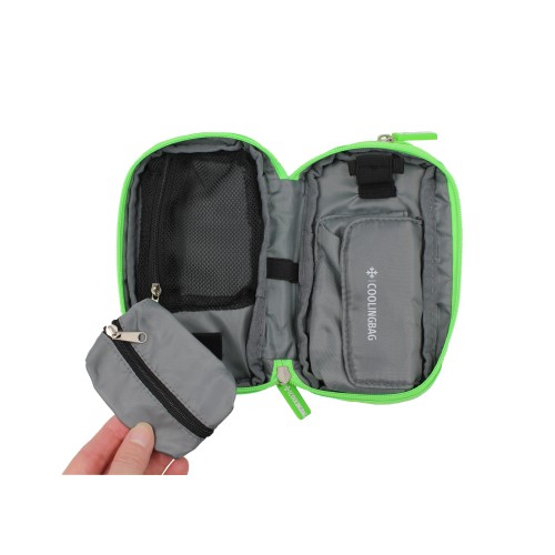 Изотермический пенал для инсулина COOLINGBAG с гелевым охлаждением — салатовый