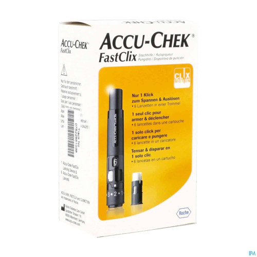 Accu-Chek FastClix Lancing Device with 6 Lancets