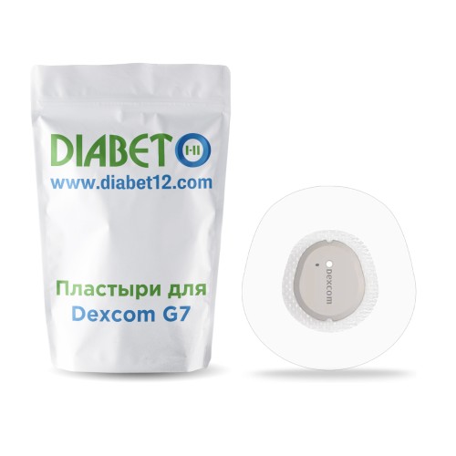 Водостойкие прозрачные пластыри для Dexcom G7