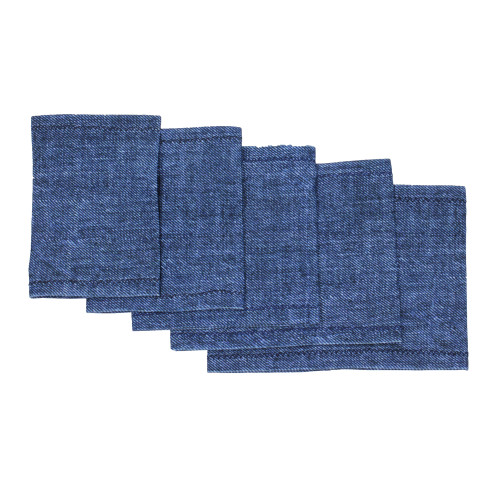Elastic Protective Armband for Dexcom, FreeStyle Libre and Medtronic CGM Sensors — Denim Print